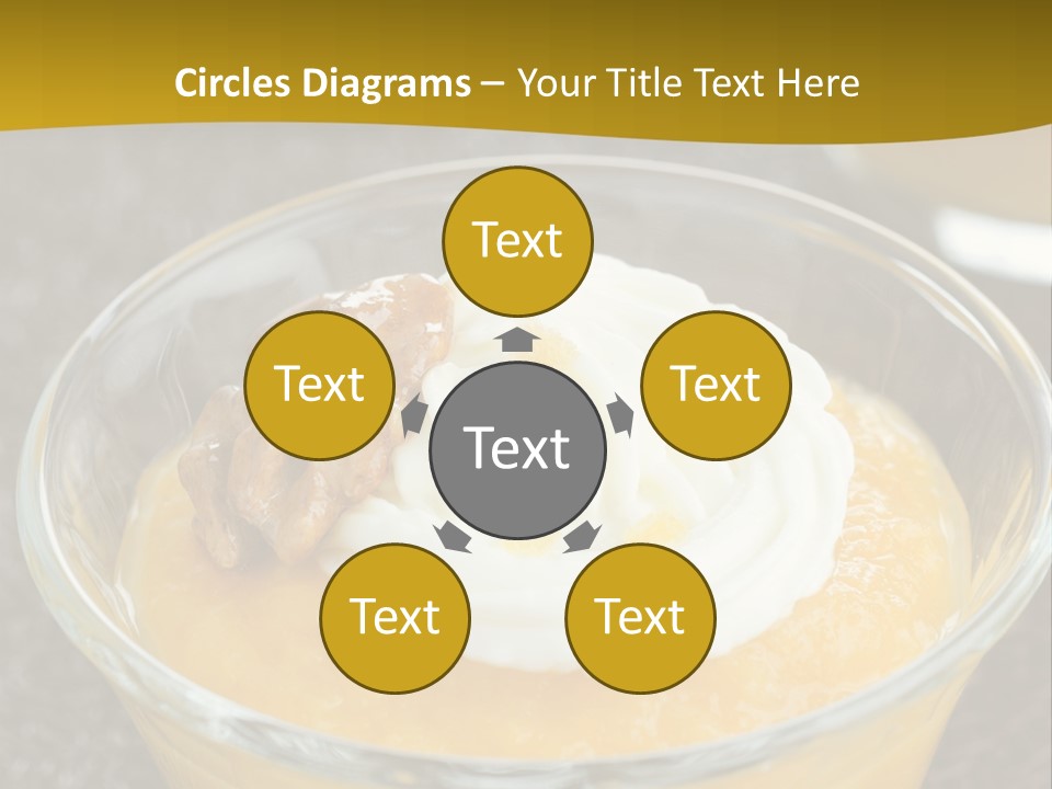 Brown Walnuts Background PowerPoint Template