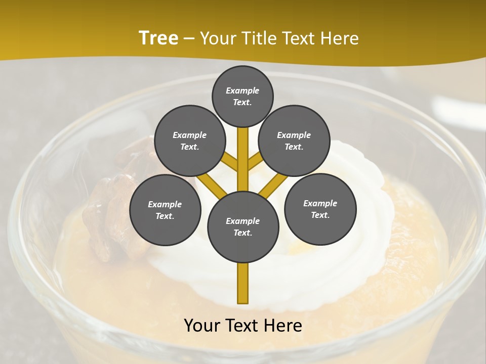 Brown Walnuts Background PowerPoint Template
