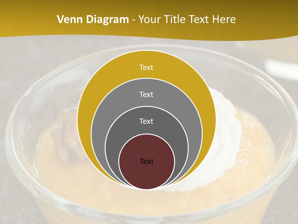 Brown Walnuts Background PowerPoint Template