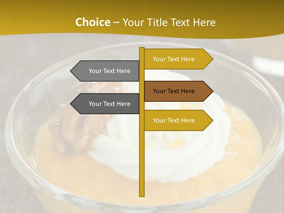 Brown Walnuts Background PowerPoint Template