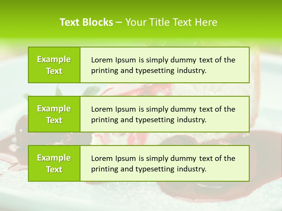 White Sauce Delicious PowerPoint Template