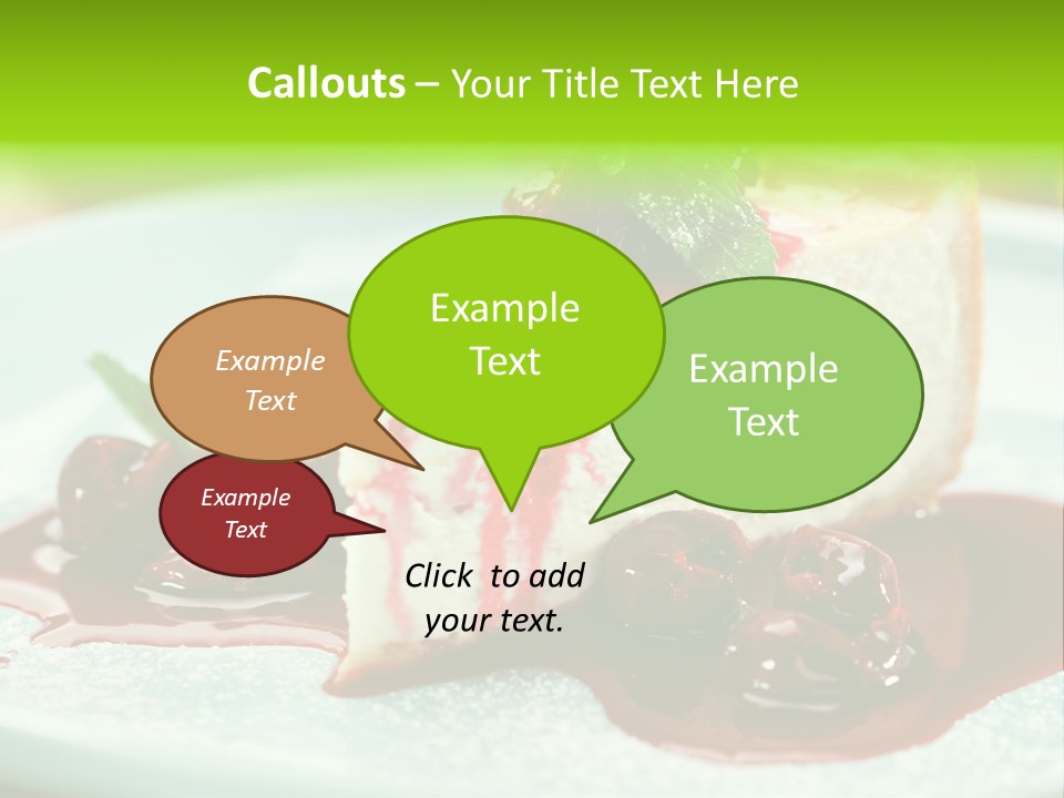 White Sauce Delicious PowerPoint Template