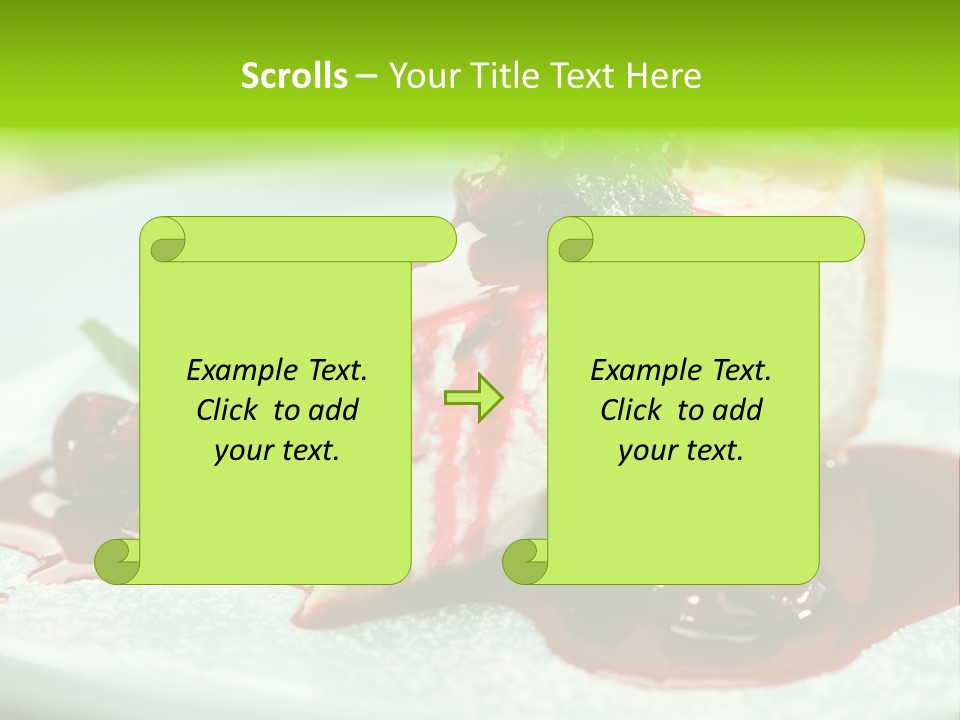 White Sauce Delicious PowerPoint Template