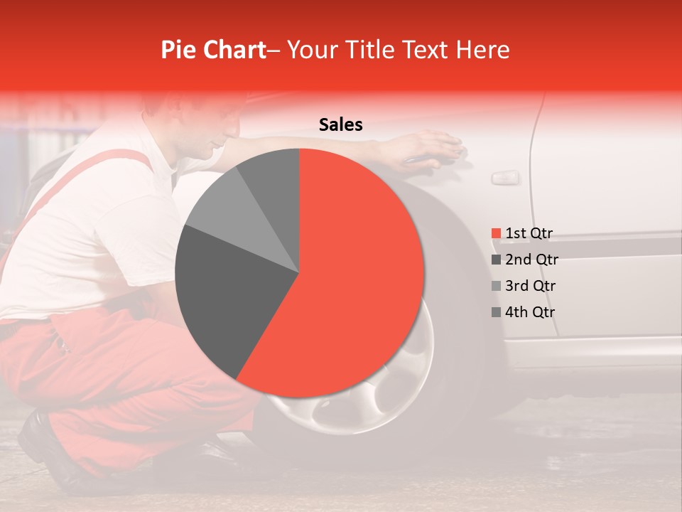 Workwear Automotive Technician Service Station PowerPoint Template