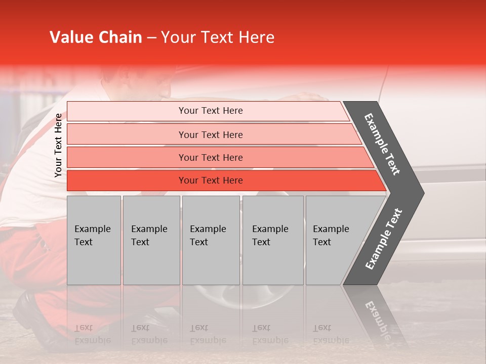 Workwear Automotive Technician Service Station PowerPoint Template