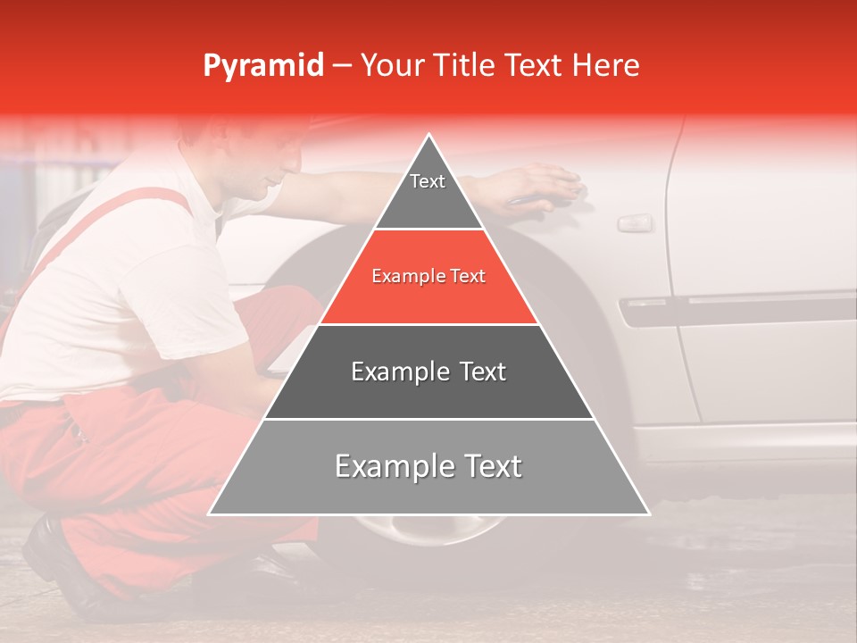 Workwear Automotive Technician Service Station PowerPoint Template