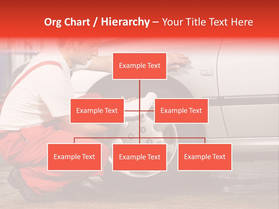 Workwear Automotive Technician Service Station PowerPoint Template