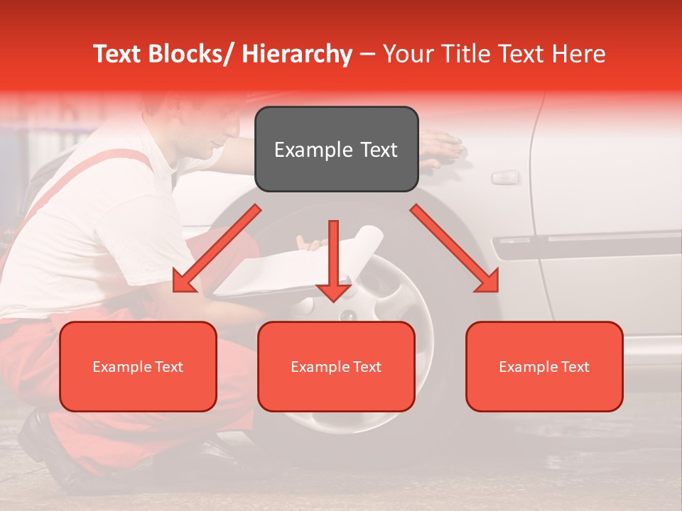 Workwear Automotive Technician Service Station PowerPoint Template