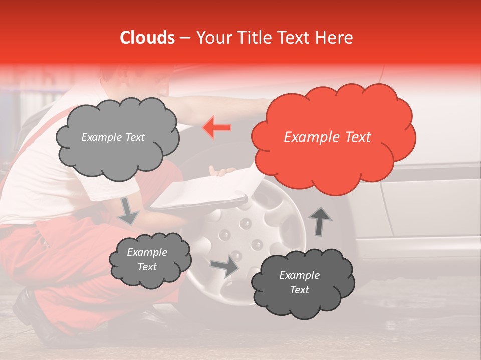 Workwear Automotive Technician Service Station PowerPoint Template