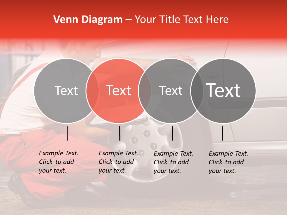 Workwear Automotive Technician Service Station PowerPoint Template