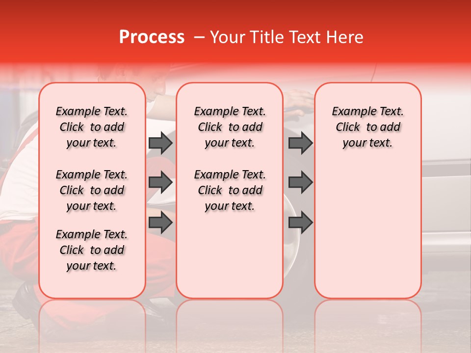 Workwear Automotive Technician Service Station PowerPoint Template