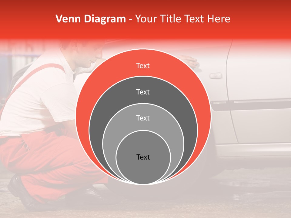 Workwear Automotive Technician Service Station PowerPoint Template