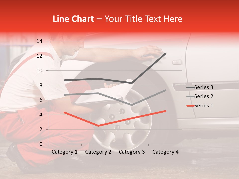 Workwear Automotive Technician Service Station PowerPoint Template