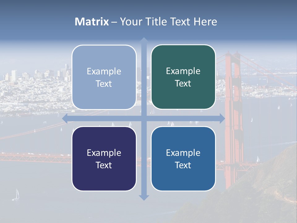 American Beach Skyscraper PowerPoint Template