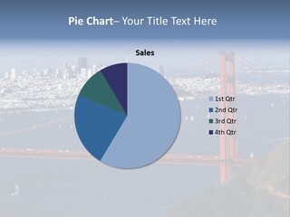 American Beach Skyscraper PowerPoint Template