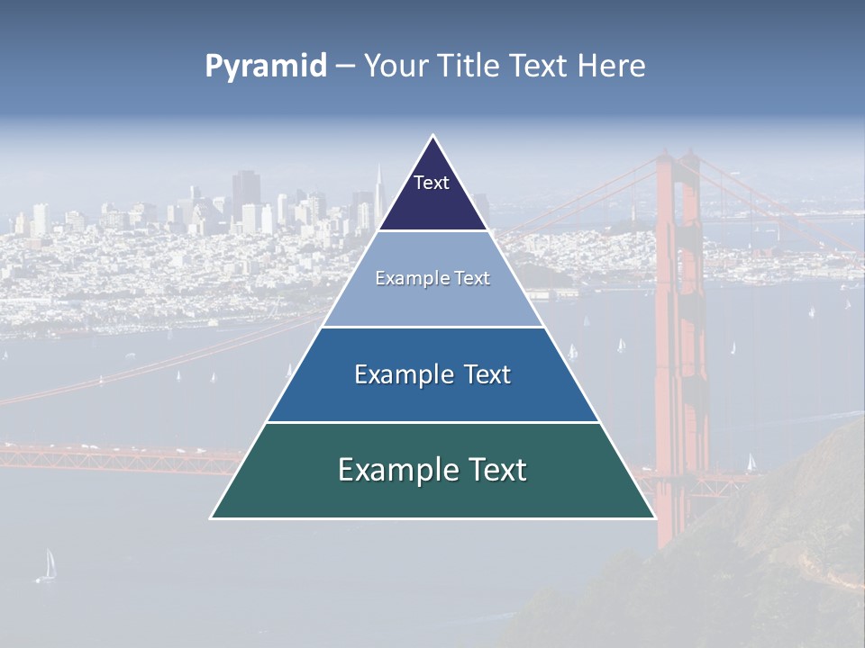 American Beach Skyscraper PowerPoint Template