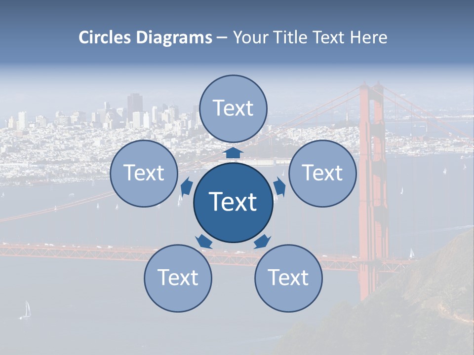 American Beach Skyscraper PowerPoint Template