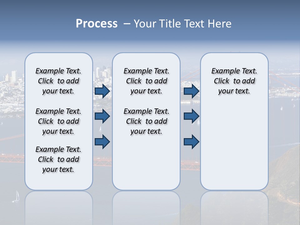 American Beach Skyscraper PowerPoint Template