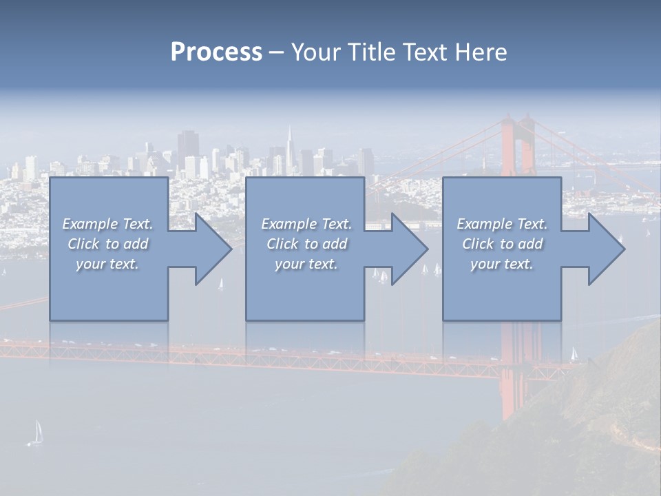 American Beach Skyscraper PowerPoint Template