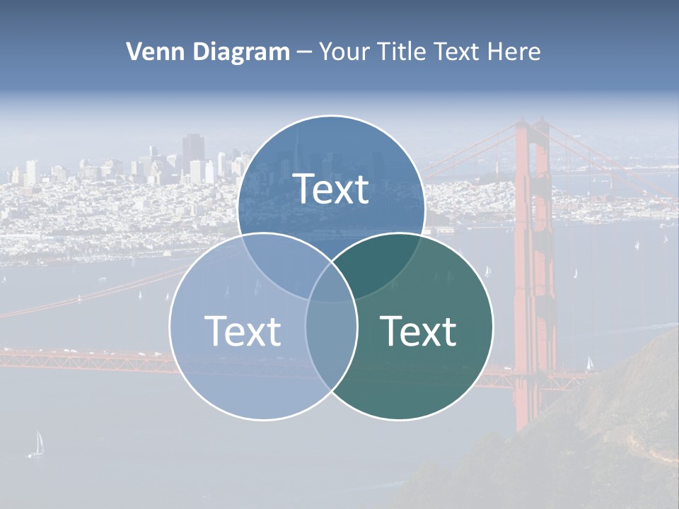 American Beach Skyscraper PowerPoint Template