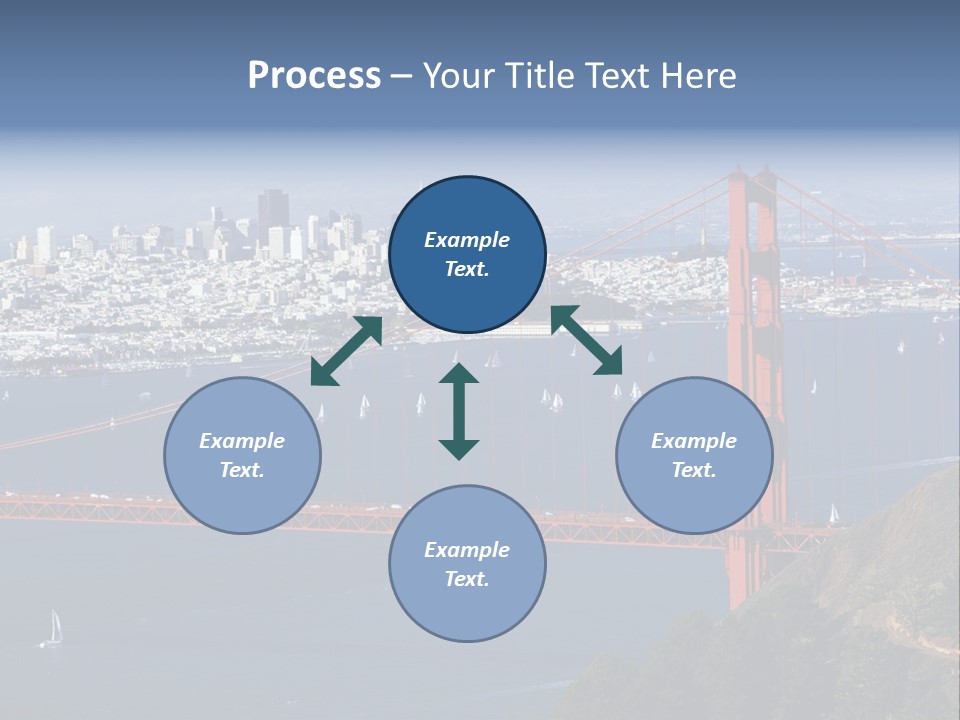 American Beach Skyscraper PowerPoint Template