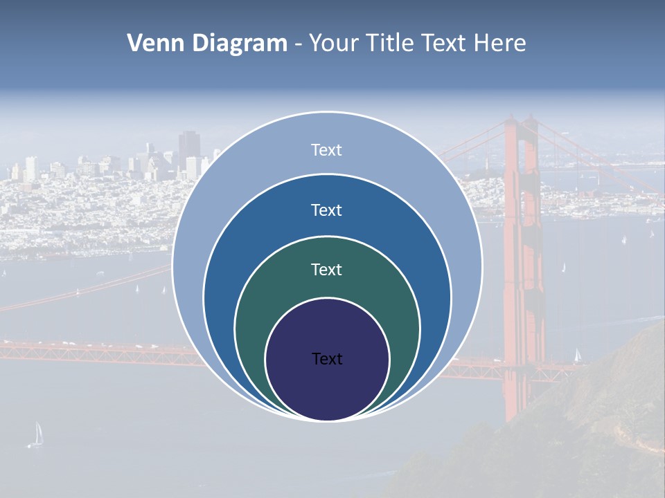 American Beach Skyscraper PowerPoint Template