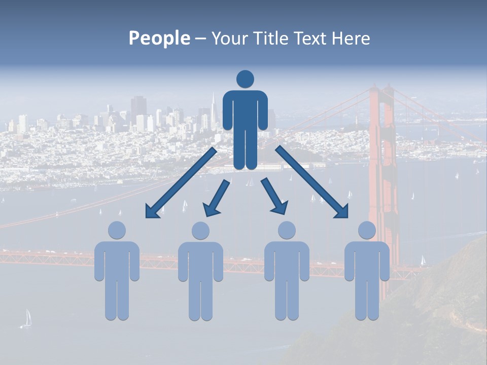 American Beach Skyscraper PowerPoint Template