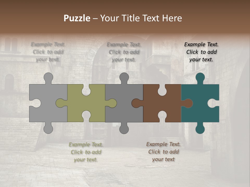 Mysterious Old Europe PowerPoint Template