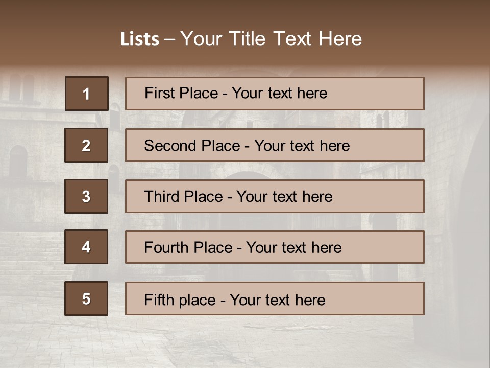 Mysterious Old Europe PowerPoint Template
