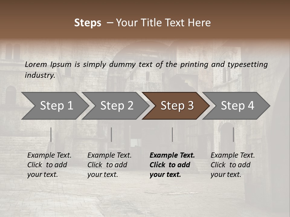 Mysterious Old Europe PowerPoint Template