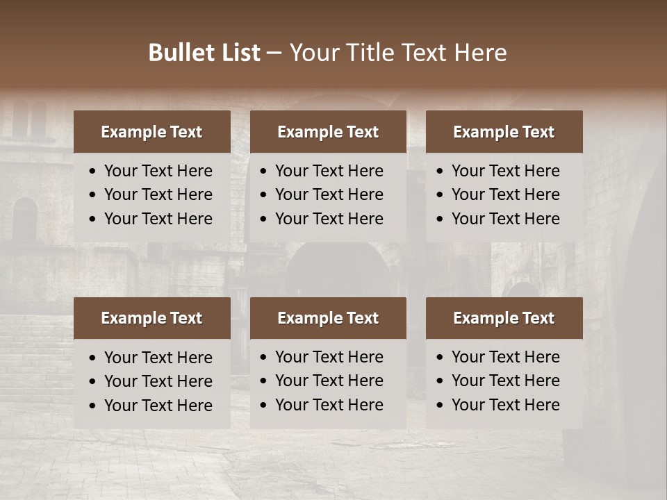 Mysterious Old Europe PowerPoint Template