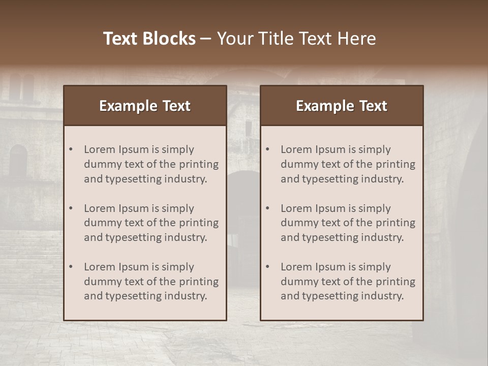 Mysterious Old Europe PowerPoint Template