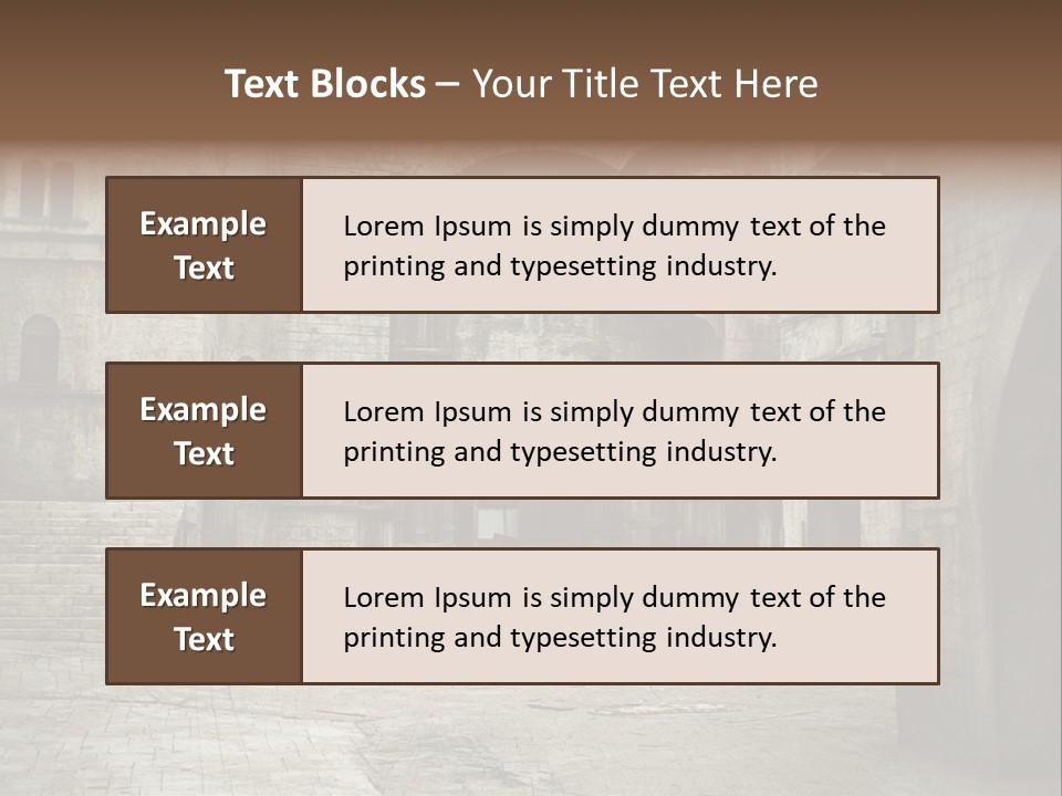 Mysterious Old Europe PowerPoint Template