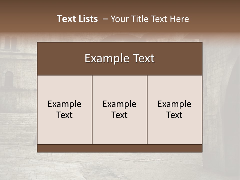 Mysterious Old Europe PowerPoint Template