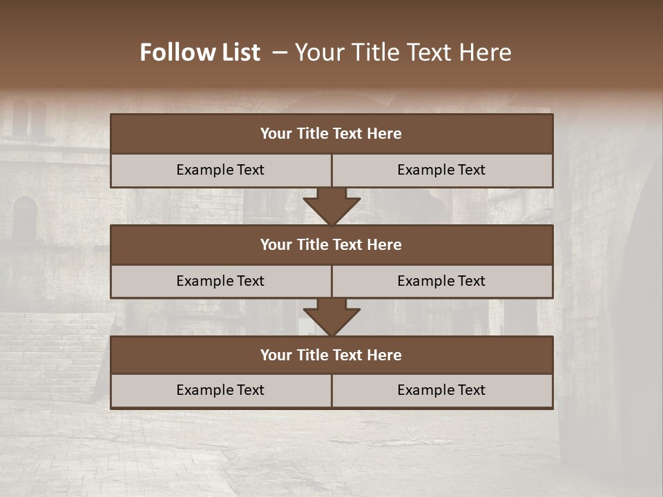 Mysterious Old Europe PowerPoint Template