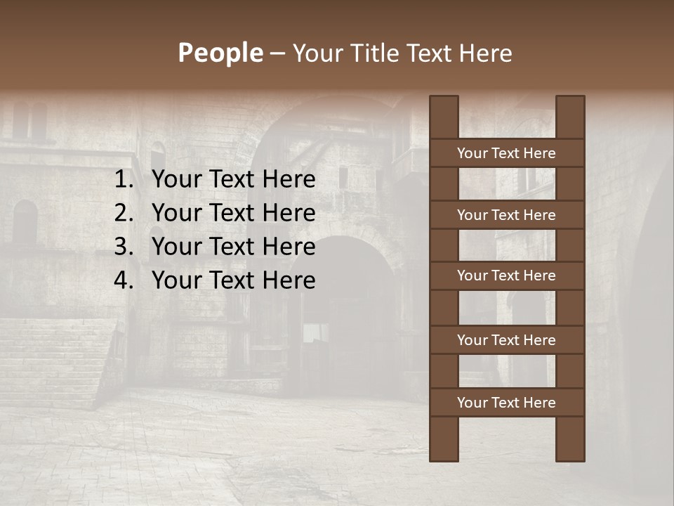 Mysterious Old Europe PowerPoint Template
