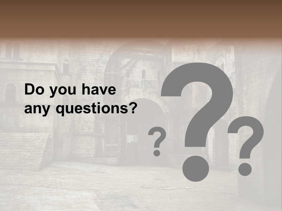 Mysterious Old Europe PowerPoint Template