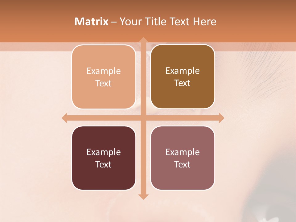 Isolated Cute Closeup PowerPoint Template