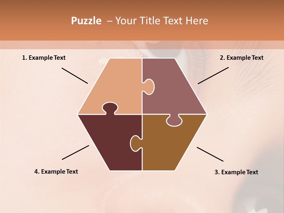 Isolated Cute Closeup PowerPoint Template