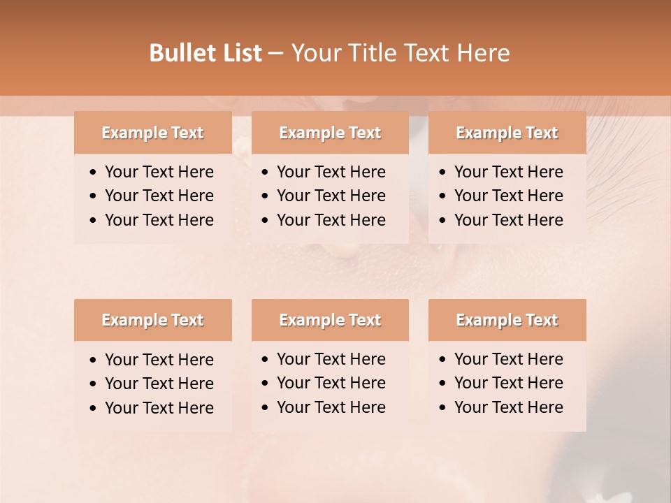 Isolated Cute Closeup PowerPoint Template