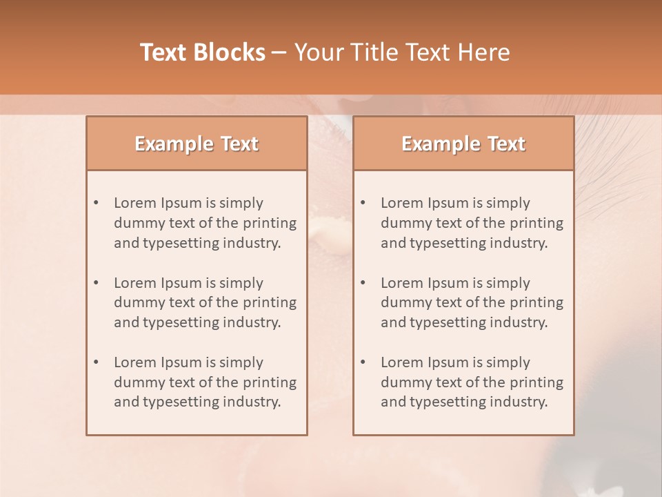 Isolated Cute Closeup PowerPoint Template