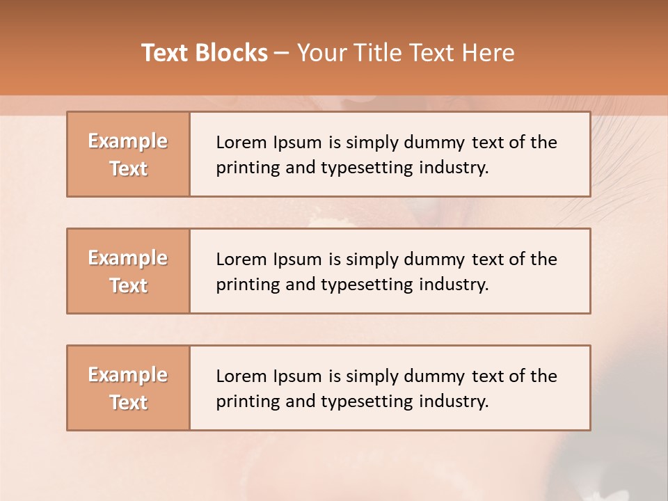 Isolated Cute Closeup PowerPoint Template
