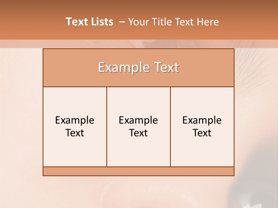 Isolated Cute Closeup PowerPoint Template