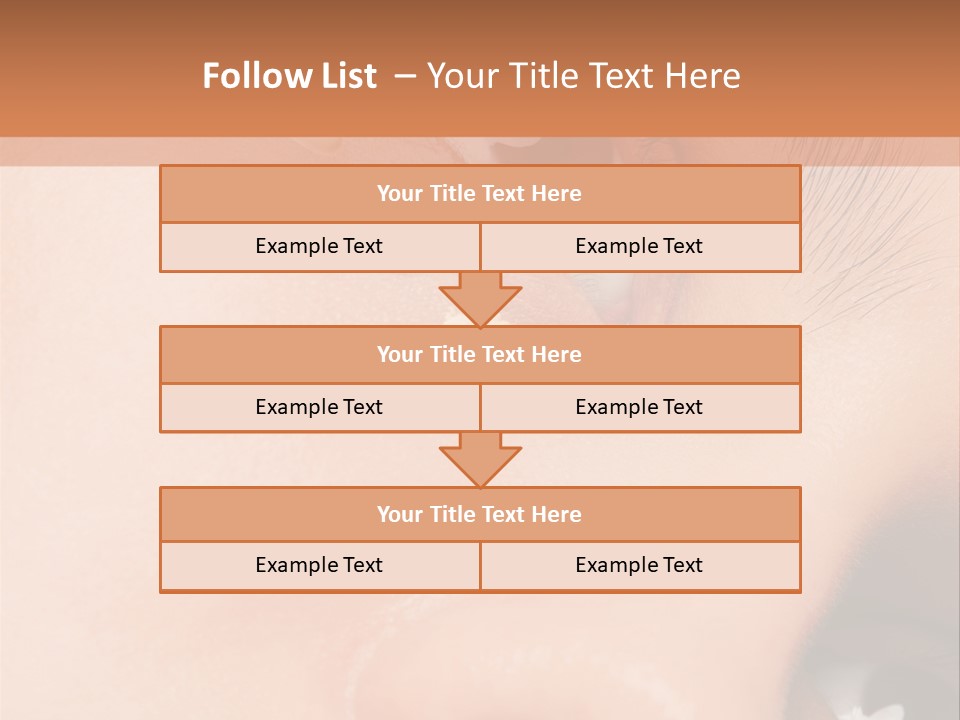 Isolated Cute Closeup PowerPoint Template