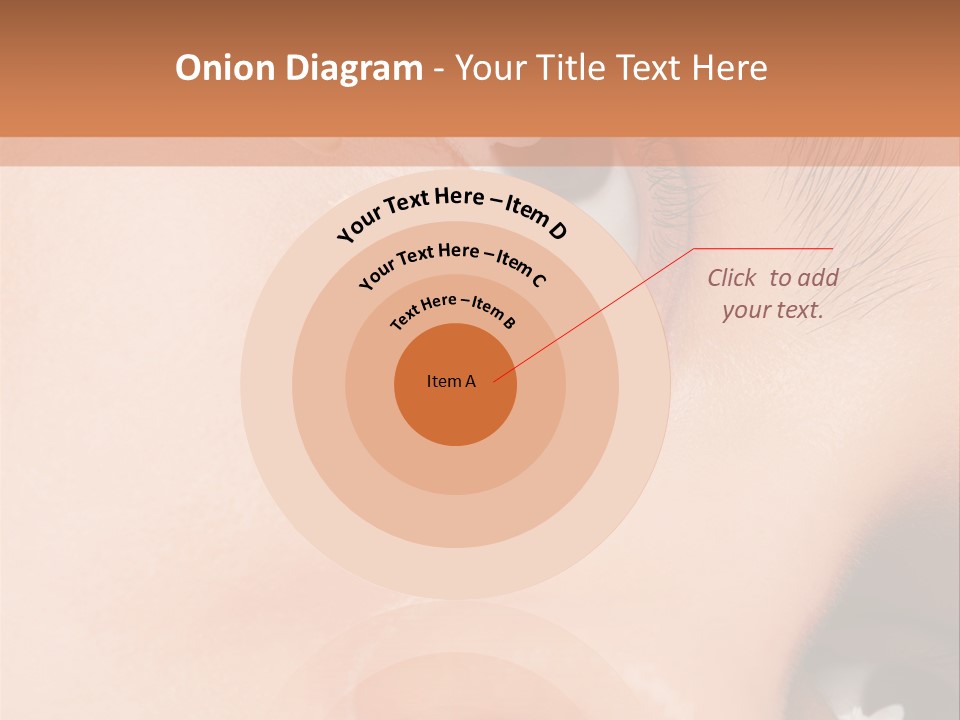 Isolated Cute Closeup PowerPoint Template