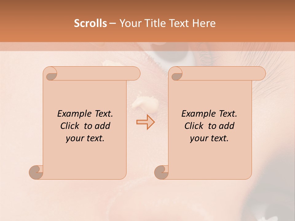 Isolated Cute Closeup PowerPoint Template