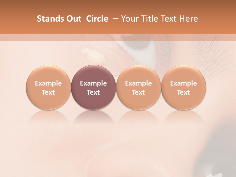 Isolated Cute Closeup PowerPoint Template
