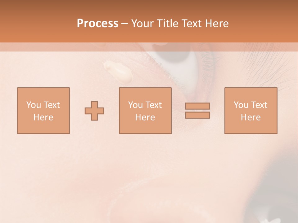 Isolated Cute Closeup PowerPoint Template