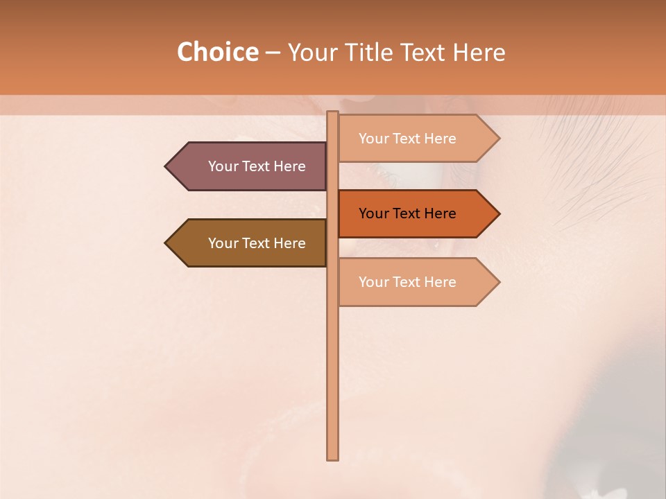 Isolated Cute Closeup PowerPoint Template