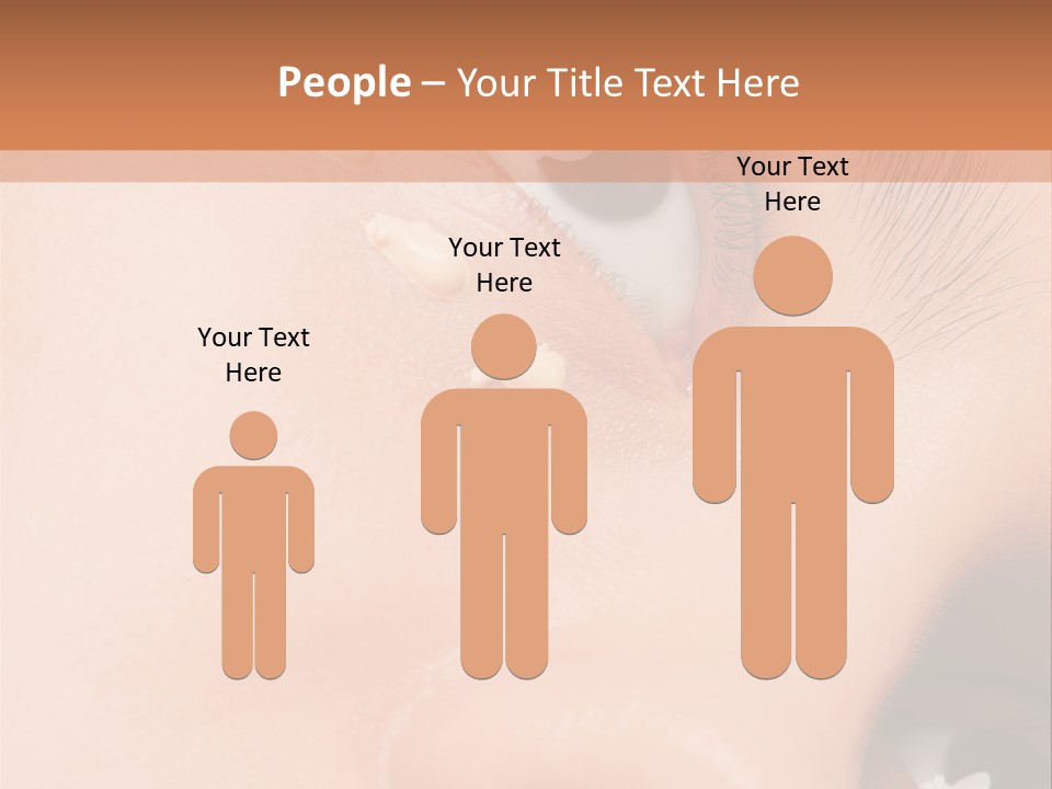 Isolated Cute Closeup PowerPoint Template